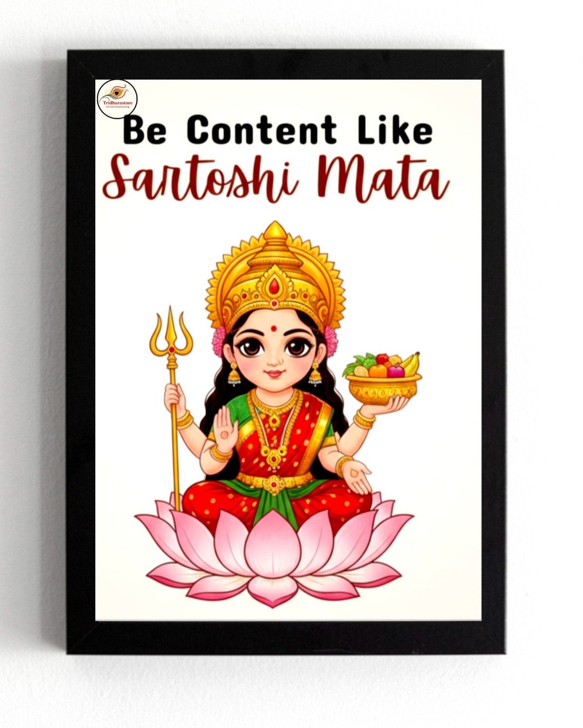 Santoshi Divine Guidance Framed Posters