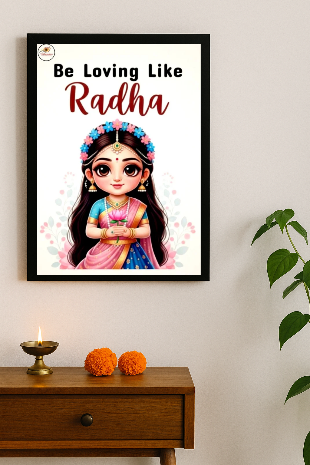 Radha Divine Guidance Framed Posters
