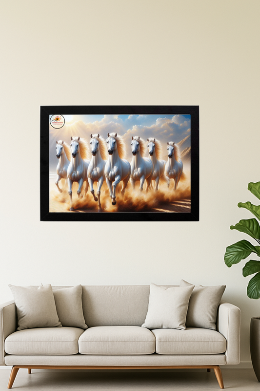 Seven Horse Framed Posters