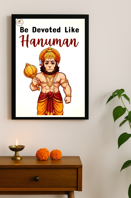Hanuman Divine Guidance Framed Posters