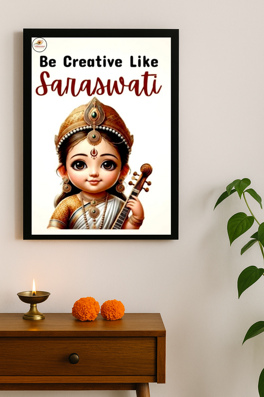 Saraswati Divine Guidance Framed Posters