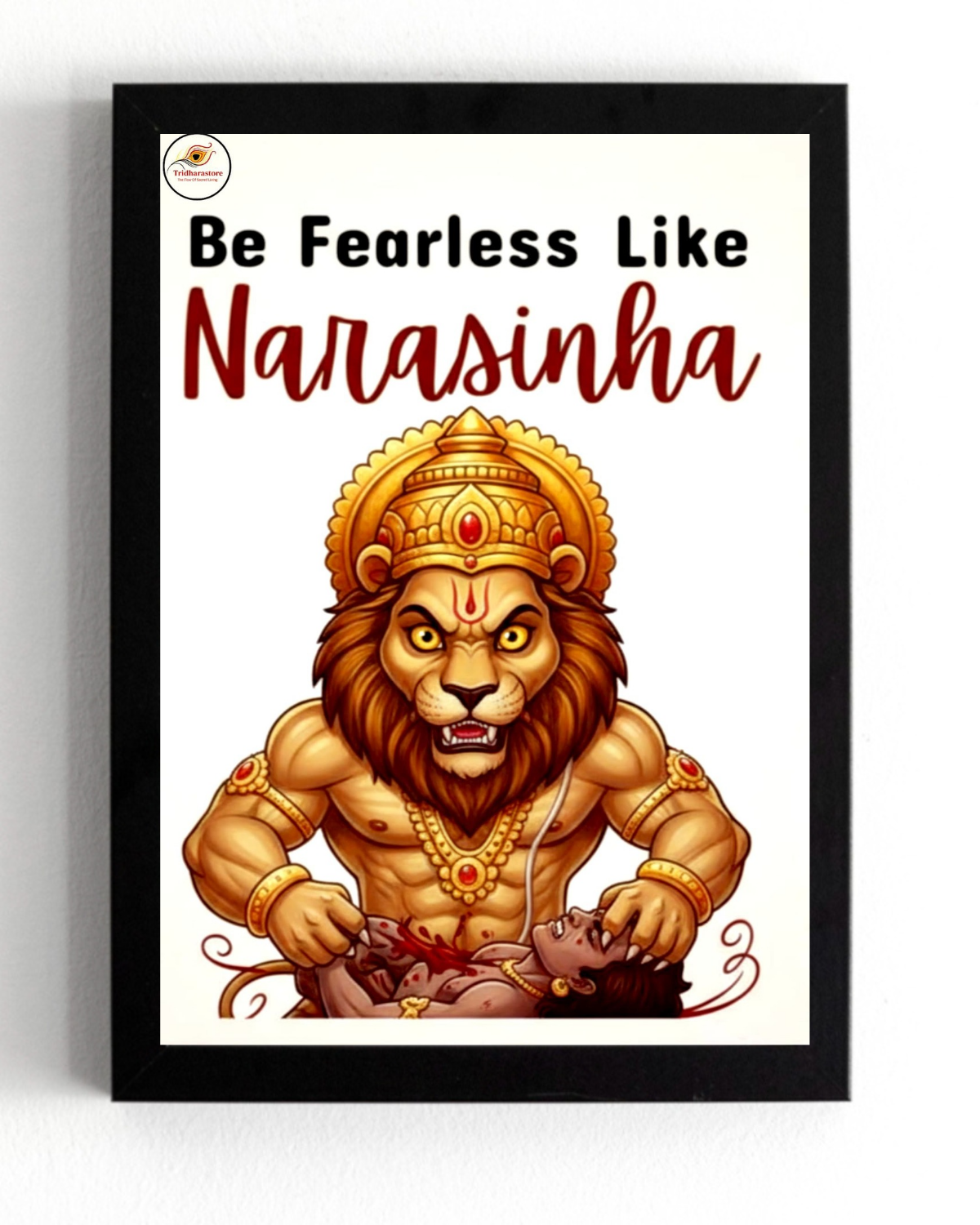 Narshimha Divine Guidance Framed Posters