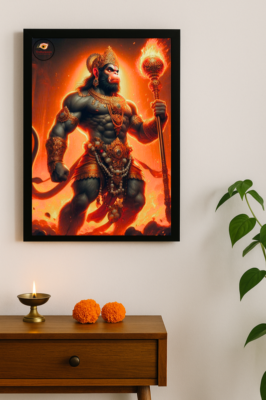 Sankat Mochan Mahabali Hanuman Framed Posters