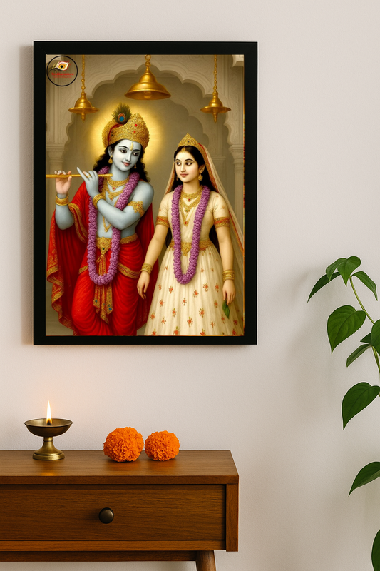 Radhakrishna Framed Posters