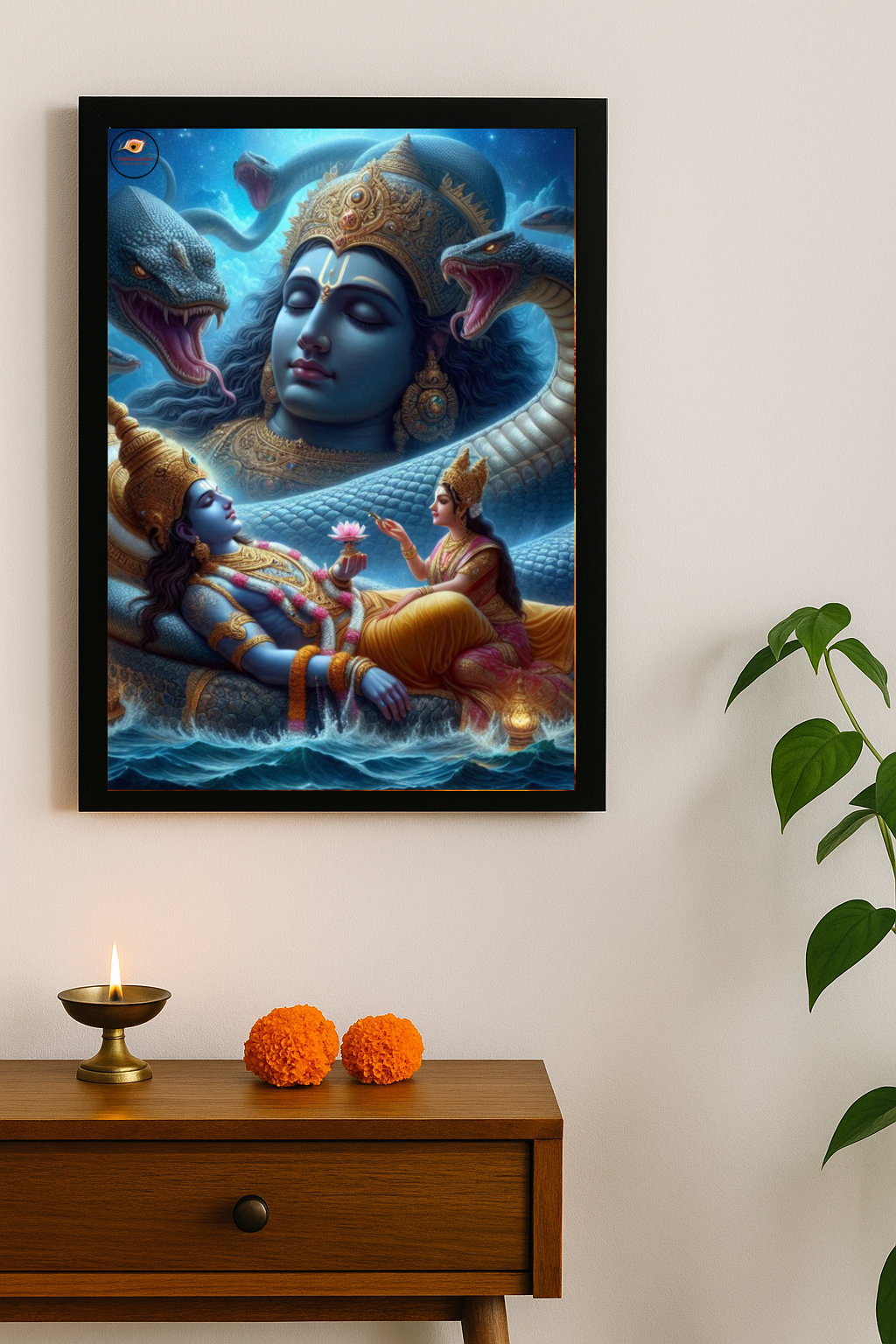 Lord Vishnu Framed Posters