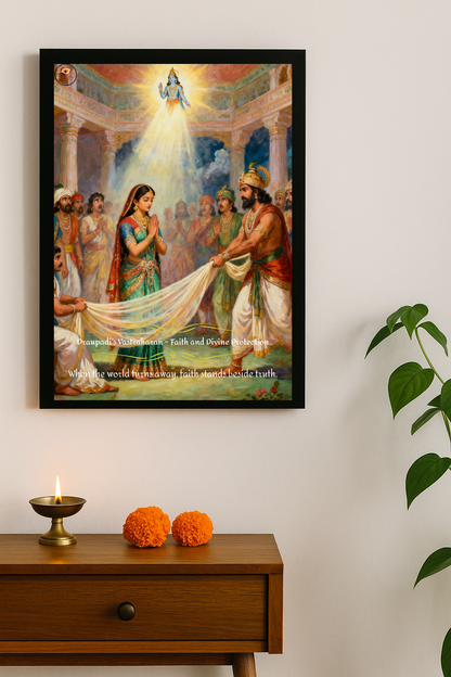 Draupadi's Vastraharan Framed Posters