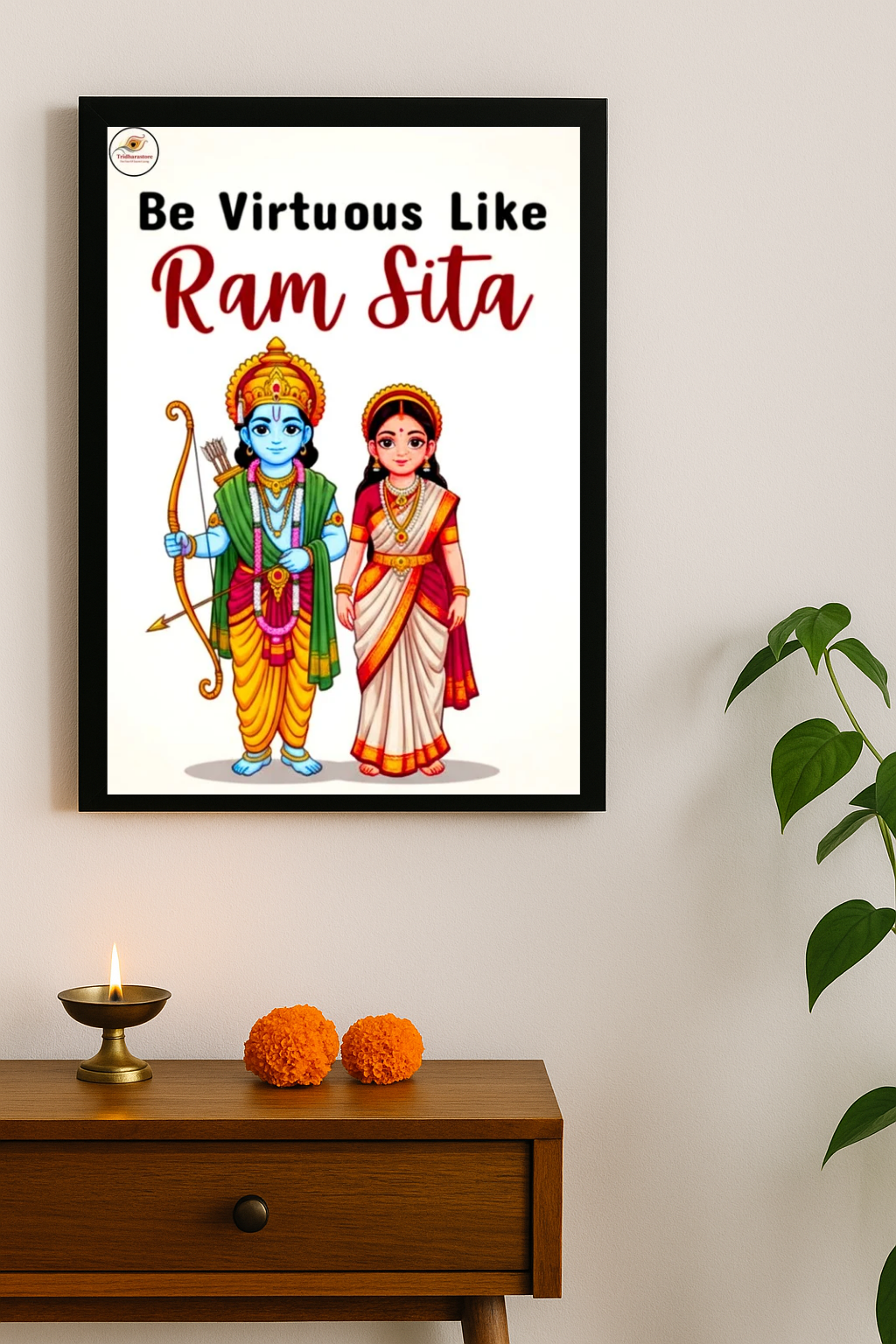 Ram Sita Divine Guidance Framed Posters