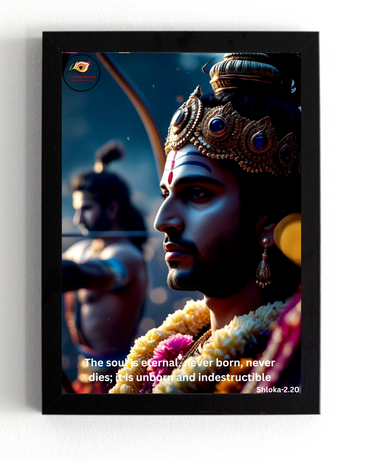 Shree Krishna Motivational Framed Posters