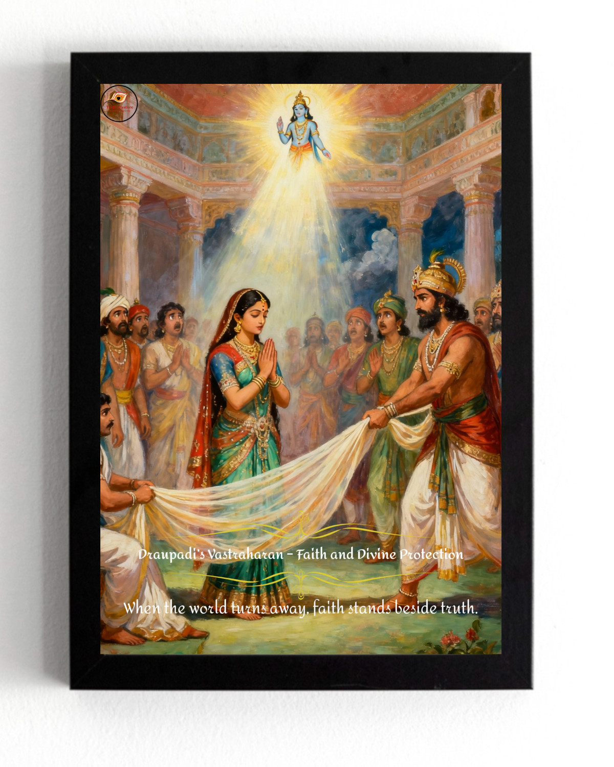 Draupadi's Vastraharan Framed Posters