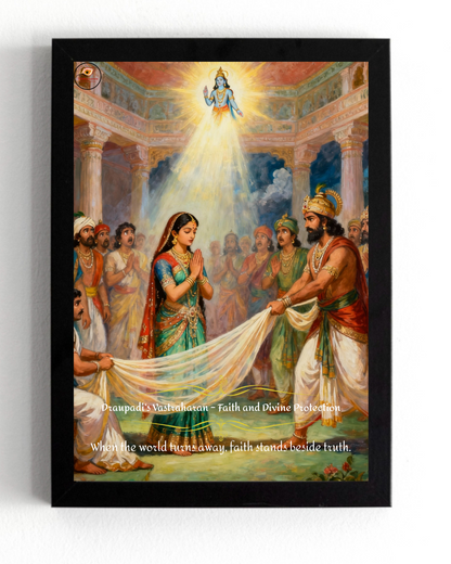 Draupadi's Vastraharan Framed Posters