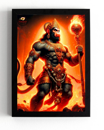 Sankat Mochan Mahabali Hanuman Framed Posters