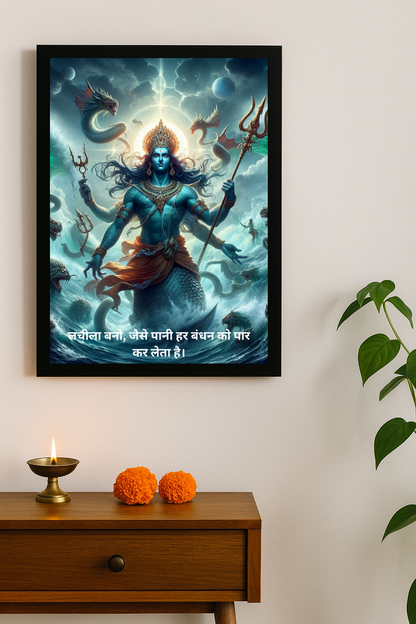 Lord Varun Motivational Framed Posters