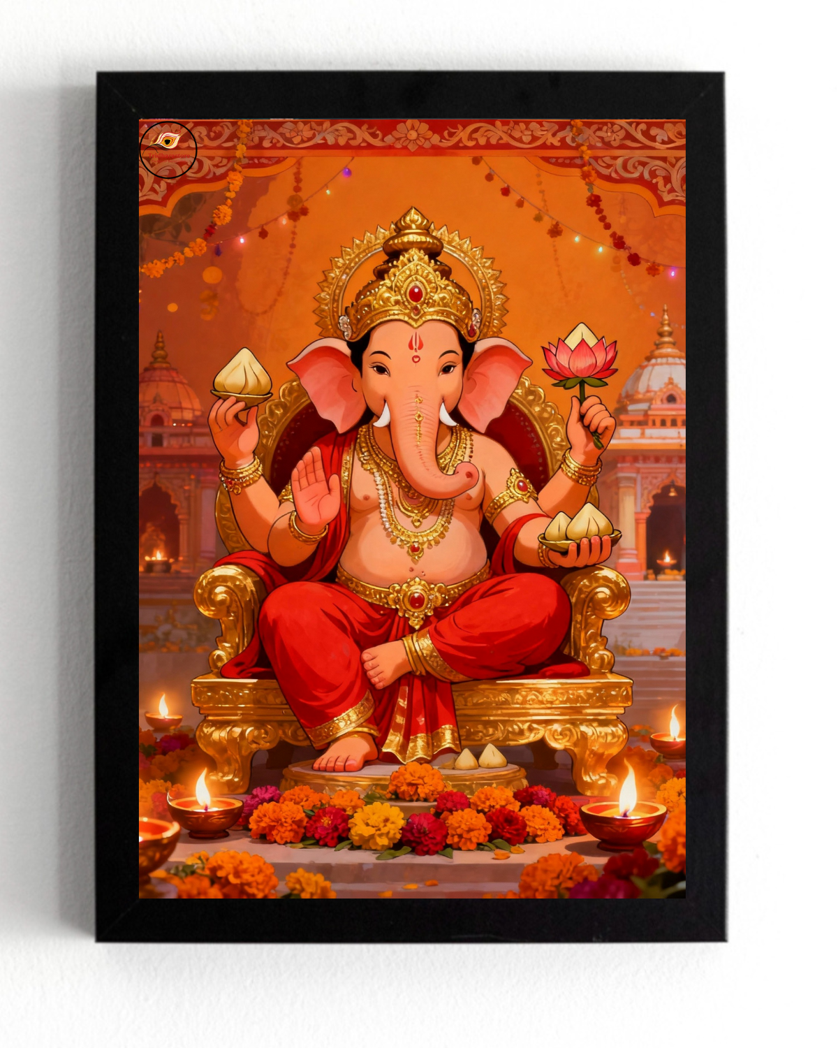 Lord Ganesha Framed Posters