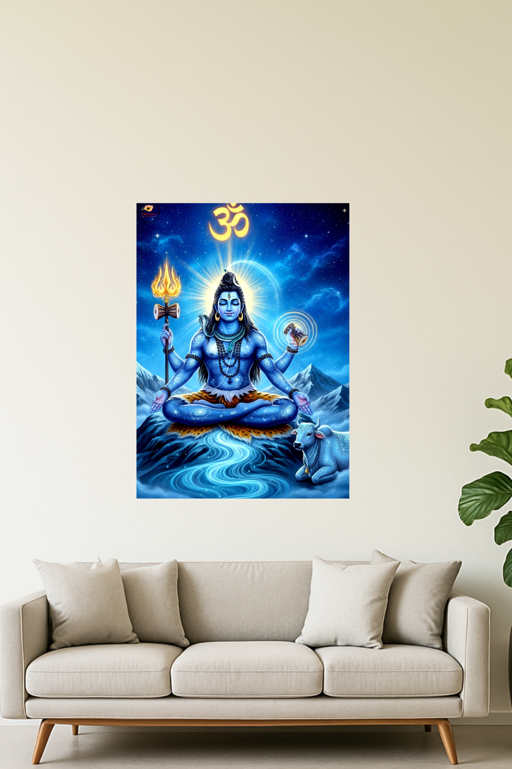 Lord Shiva Divine Unframed Posters