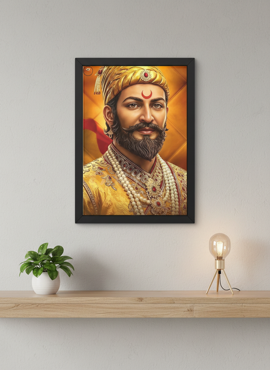 Shree Chhatrapati Shivaji Maharaj (छत्रपति शिवाजी महाराज)  Framed Poster