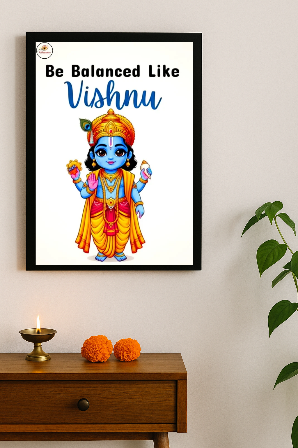 Vishnu Divine Guidance Framed Posters