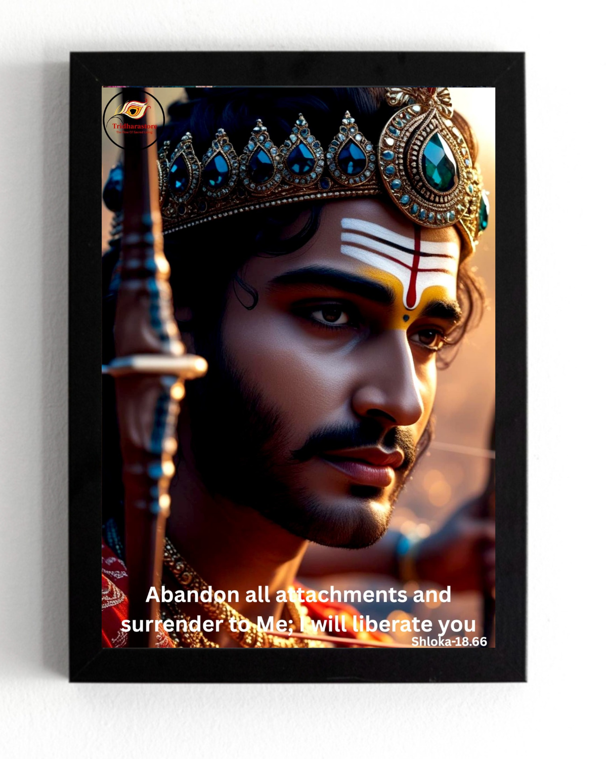 Shree Krishna Motivational Framed Posters
