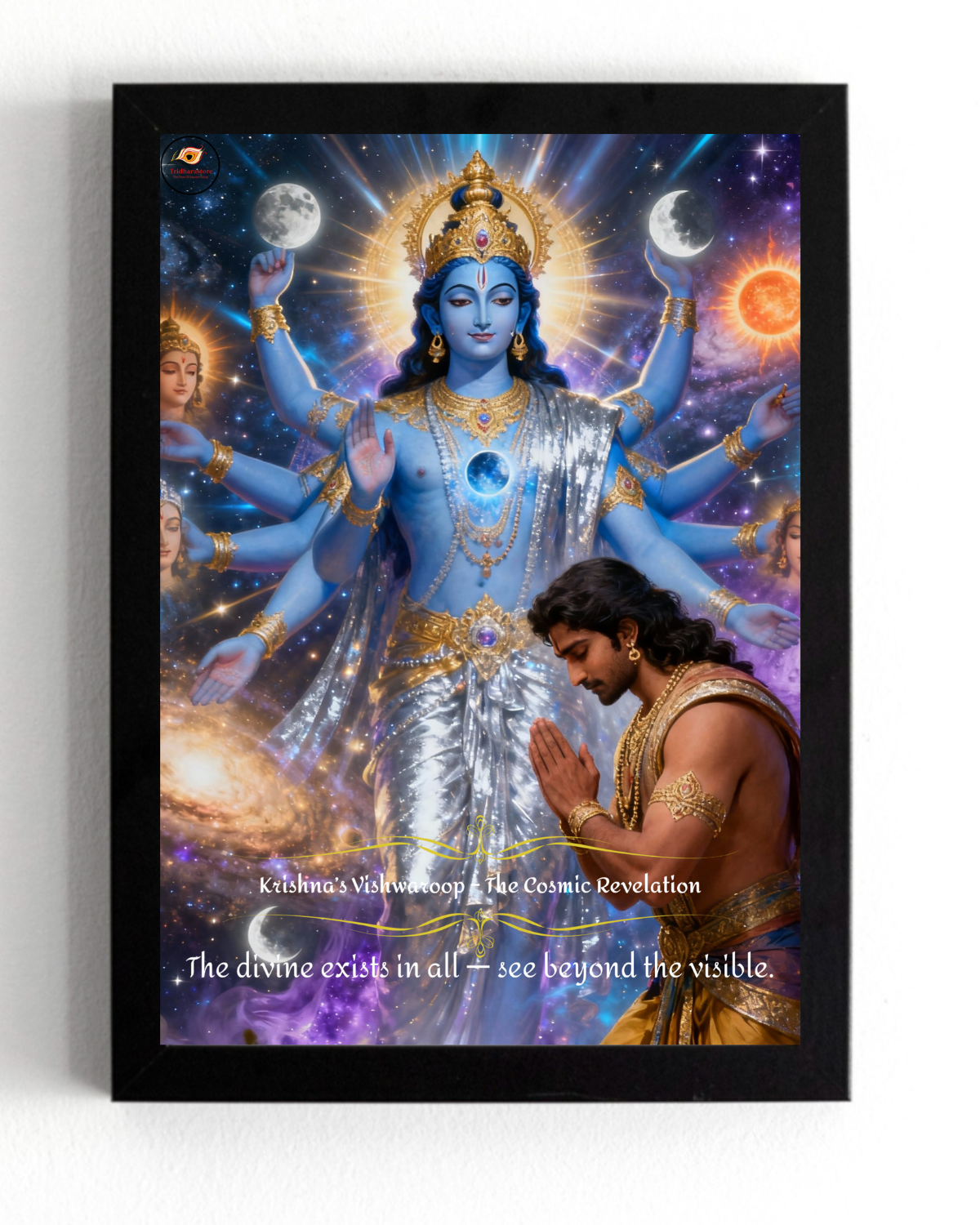 Krishna's Vishwaroop Framed Posters