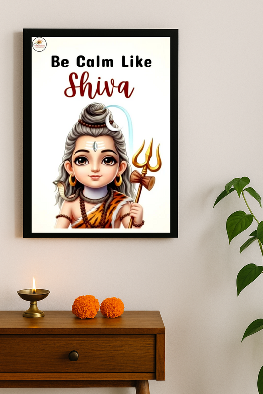 Shiva Divine Guidance Framed Posters